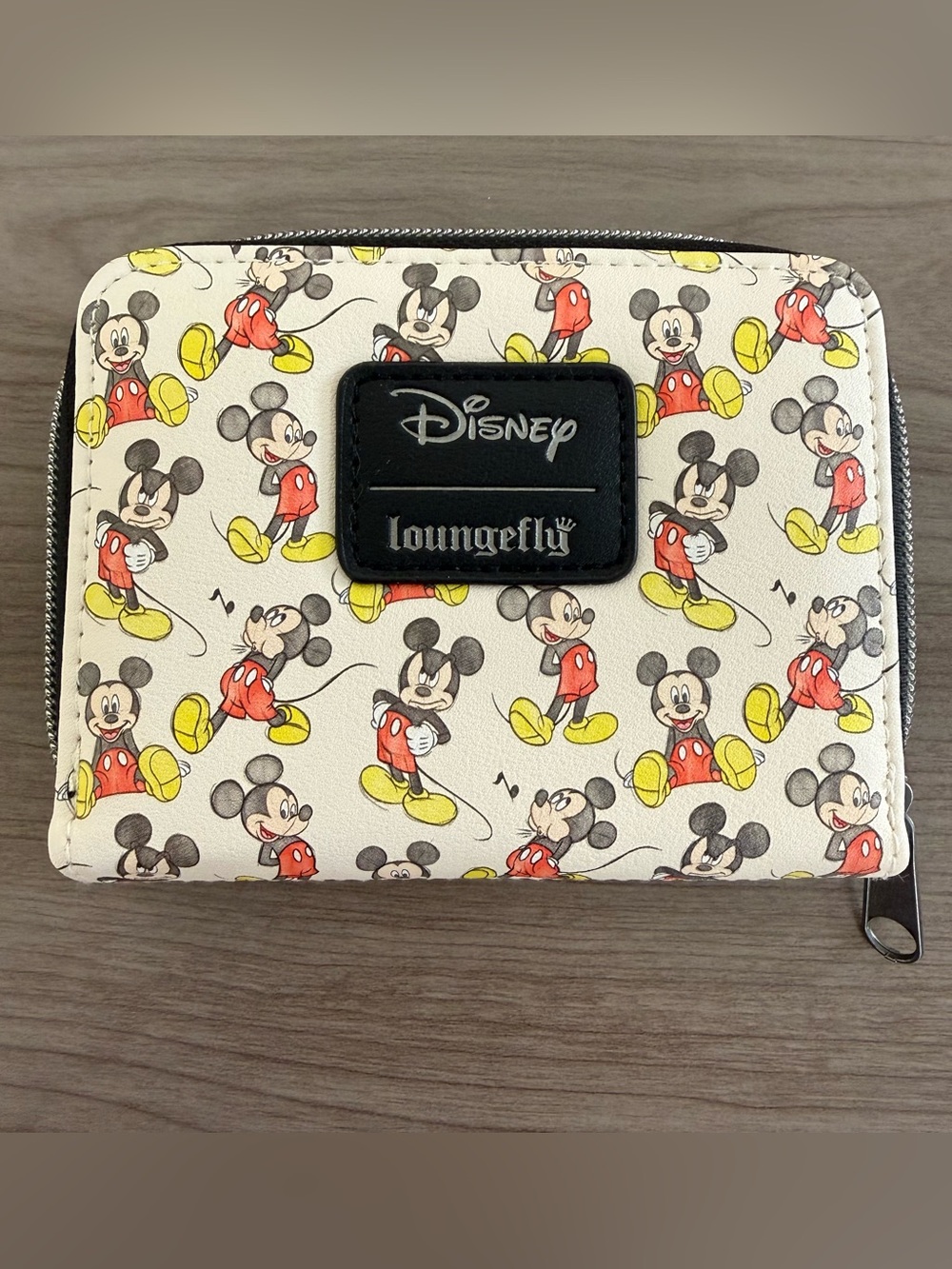 Loungefly Disney Mickey Mouse Poses Mini Zipper Wallet